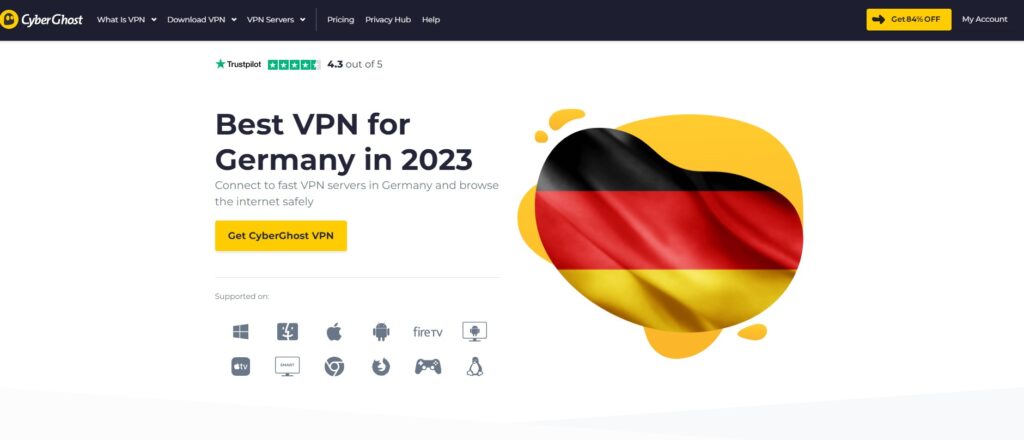 CyberGhost VPN Germany